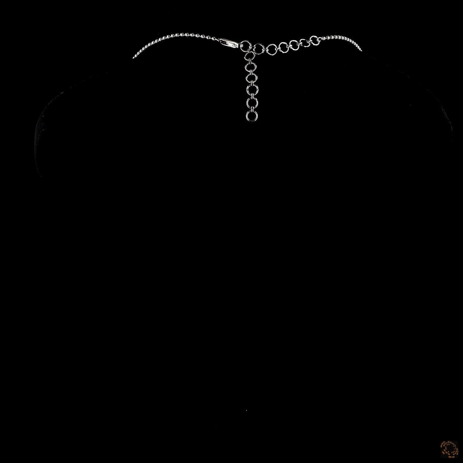 13.0 Carat Multi Shape Lab Diamond Half Tennis Necklace in 14K Gold