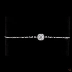 0-50 Ct Solitaire Lab Grown Chain Bracelets For Women
