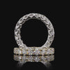 Round Diamond Split Prong Full Eternity Ring