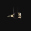 2.15 Ct Emerald and Pear Toi Et Moi Earring in 14k Gold