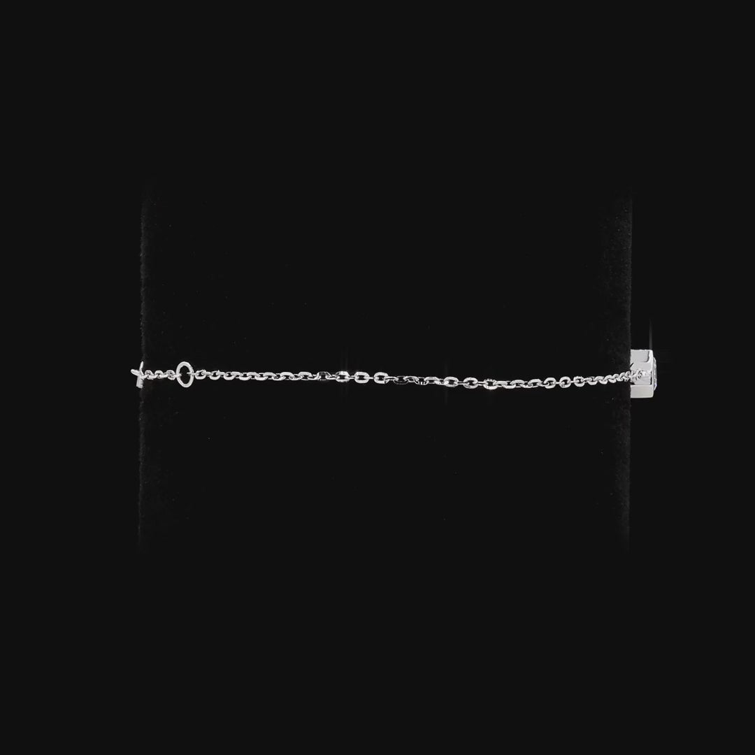 0-50 Ct Solitaire Lab Grown Chain Bracelets For Women
