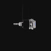 2.0Ct Halo Push Back Stud Earring Crafted in 14K Gold